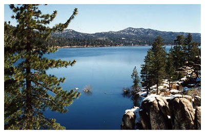 Big Bear Lake In San Bernardino County California
